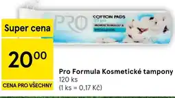 Tesco Pro Formula Kosmetické tampony nabídka
