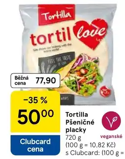 Tesco Tortilla Pšeničné placky nabídka