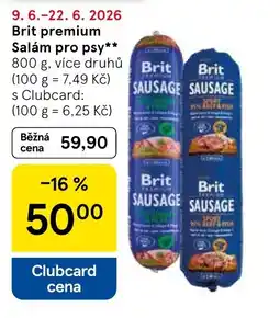 Tesco Brit premium Salám pro psy nabídka
