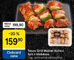 Tesco Tesco Grill Master Kuřecí špíz s klobásou nabídka