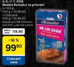 Tesco Madeta Romadur na grilování nabídka