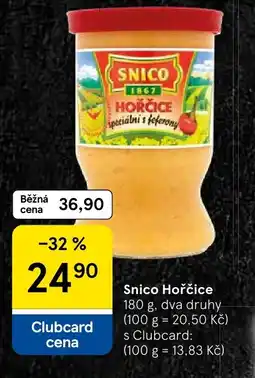 Tesco Snico Hořčice nabídka