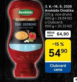 Tesco Avokádo Omáčka nabídka