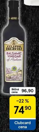 Tesco Filippo Berio Balzamikový ocet nabídka