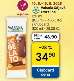 Tesco Valsoia Sójová zmrzlina nabídka