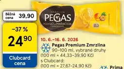 Tesco Pegas Premium Zmrzlina nabídka