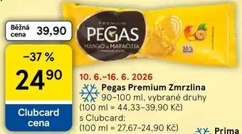 Tesco Pegas Premium Zmrzlina nabídka