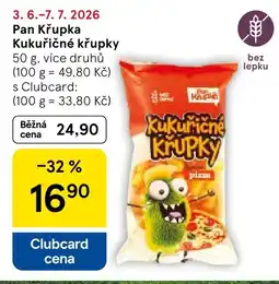 Tesco Pan Křupka Kukuřičné křupky nabídka
