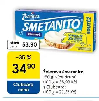 Tesco Želetava Smetanito nabídka