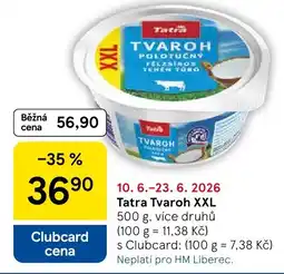 Tesco Tatra Tvaroh XXL nabídka