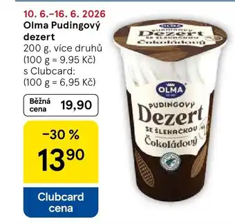 Tesco Olma Pudingový dezert nabídka