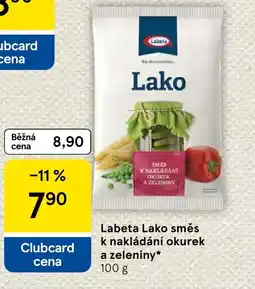 Tesco Labeta Lako směs k nakládání okurek a zeleniny nabídka