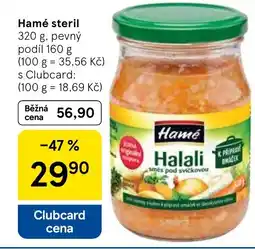 Tesco Hamé steril nabídka