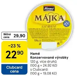 Tesco Hamé Konzervované výrobky nabídka