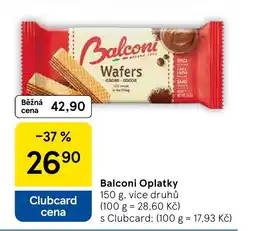 Tesco Balconi Oplatky nabídka