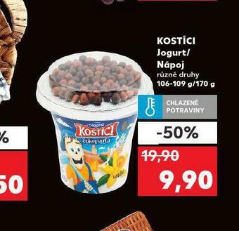 Kaufland Kostíci jogurt / nápoj nabídka