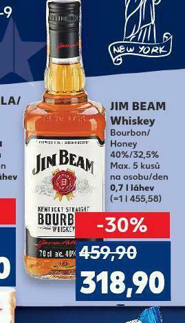 Kaufland Jim beam whiskey nabídka