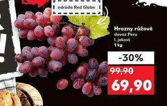 Kaufland Hrozny růžové nabídka