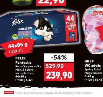 Kaufland Felix fantastic kapsičky pro kočky nabídka