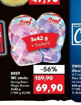 Kaufland Bref wc závěs nabídka