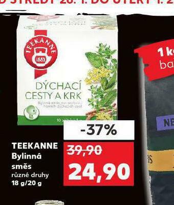 Kaufland Teekanne bylinná směs nabídka