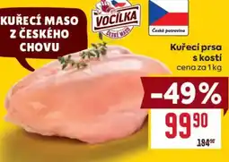 Billa Kuřecí prsa s kostí nabídka