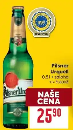 Billa Pilsner Urquell nabídka