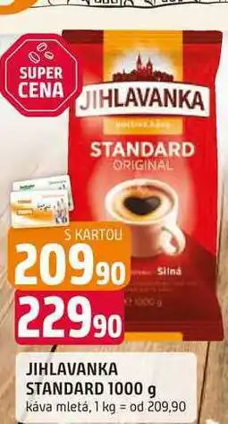 Trefa Jihlavanka Standard Original pražená mletá káva nabídka