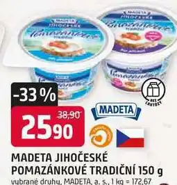 Trefa MADETA JIHOČESKÉ POMAZÁNKOVÉ TRADIČNÍ nabídka