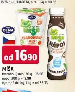 Trefa MÍŠA tvarohový mls nabídka