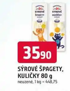 Trefa SÝROVÉ ŠPAGETY, KULIČKY 80 g neuzené nabídka