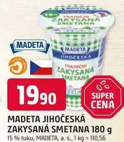 Trefa MADETA JIHOČESKÁ ZAKYSANÁ SMETANA 180 g 15% tuku nabídka