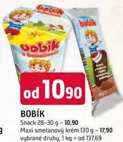 Trefa BOBÍK Snack nabídka