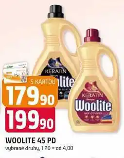 Trefa WOOLITE 45 PD vybrané druhy nabídka