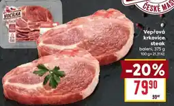 Billa Vepřová krkovice steak nabídka