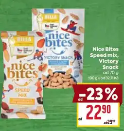 Billa Nice Bites Speed mix, Victory Snack nabídka
