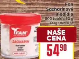 Billa Fan Sacharinové sladidlo nabídka