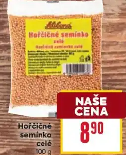 Billa Hořčičné semínko celé nabídka