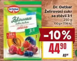 Billa Dr. Oetker Želírovací cukr se stévií 3:1 nabídka