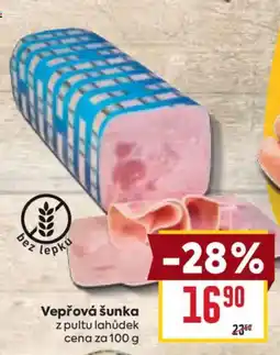Billa Vepřová šunka z pultu lahůdek nabídka