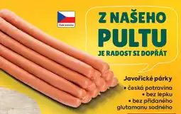 Billa Javořické párky nabídka
