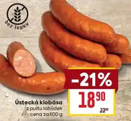 Billa Ústecká klobása nabídka
