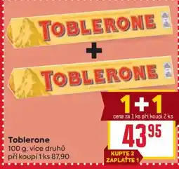 Billa Toblerone nabídka