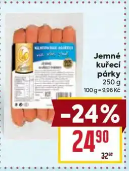 Billa Jemné kuřecí párky nabídka
