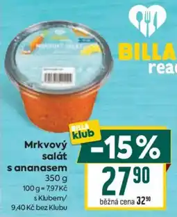 Billa Mrkvový salát s ananasem nabídka