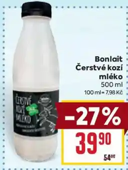 Billa Bonlait Čerstvé kozí mléko nabídka
