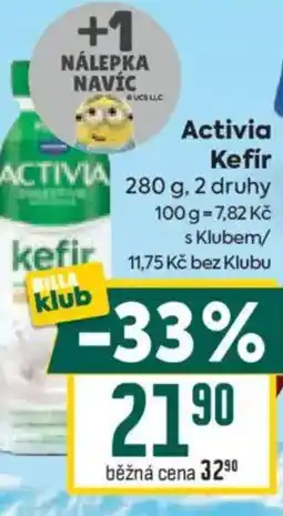 Billa Activia Kefír nabídka