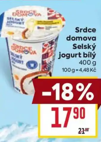 Billa Srdce domova Selský jogurt bílý nabídka