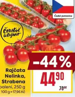 Billa Rajčata Nelinka, Strabena nabídka
