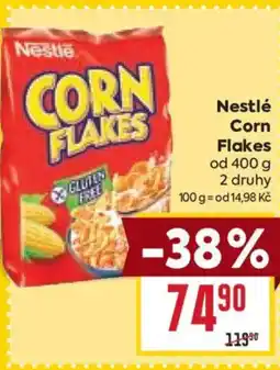 Billa Nestlé Corn Flakes nabídka